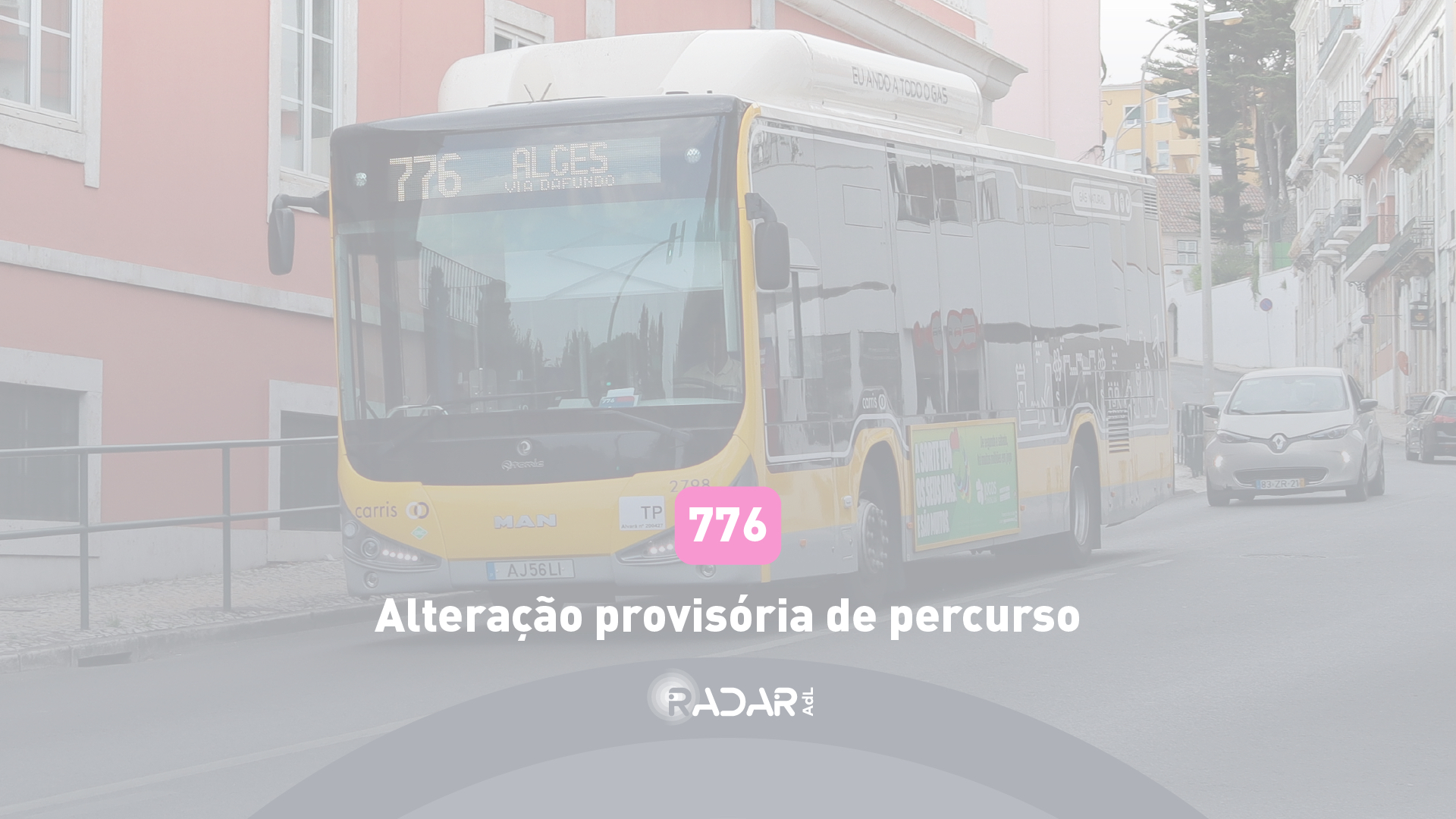 Alteração provisória na carreira 776
