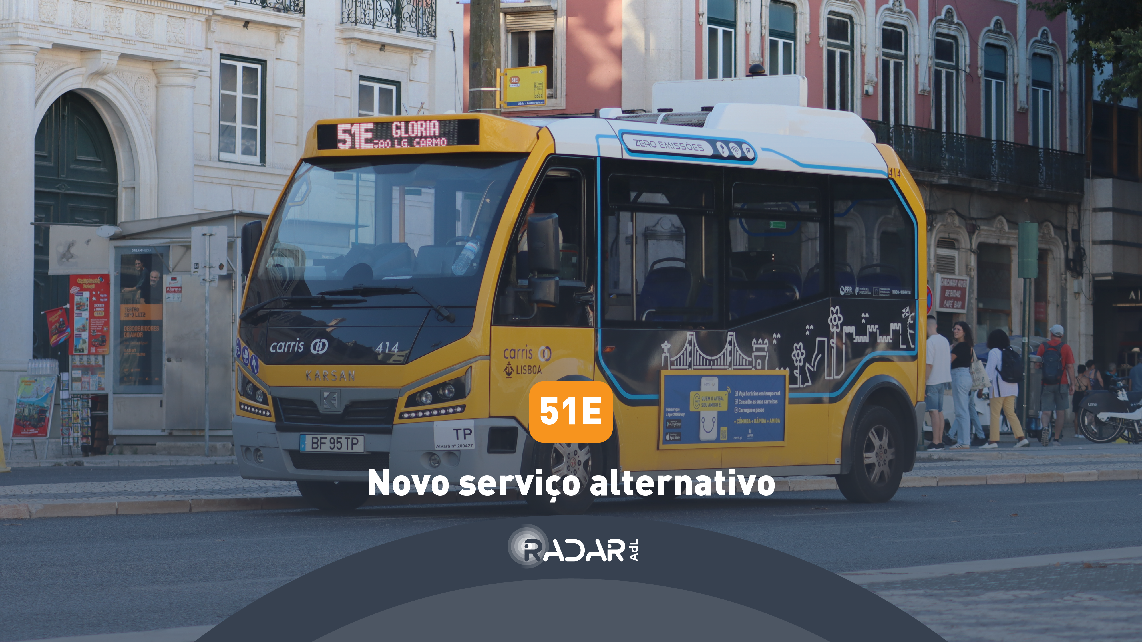 Glória: novo serviço alternativo 51E