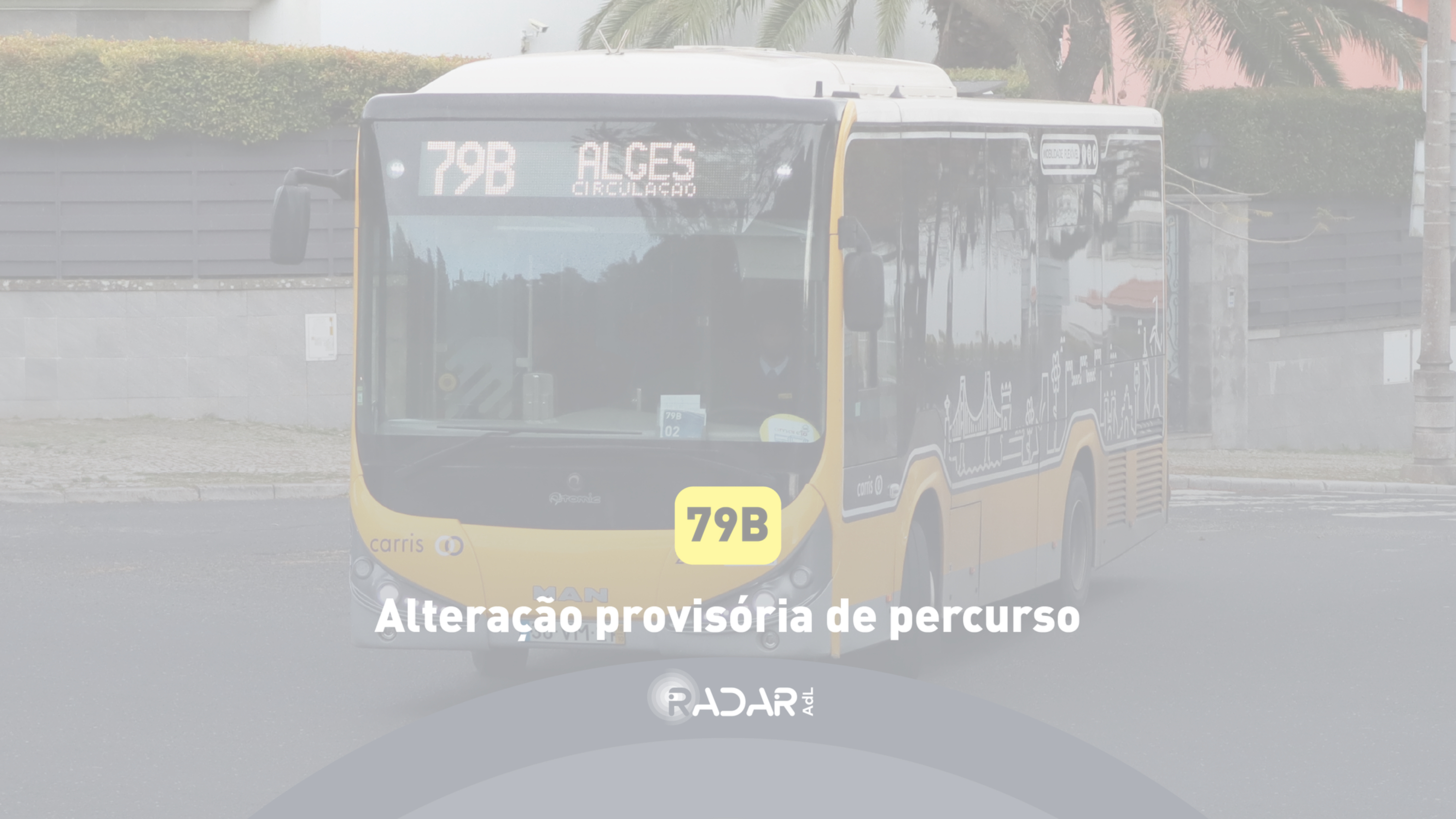 79B com alteração provisória de percurso