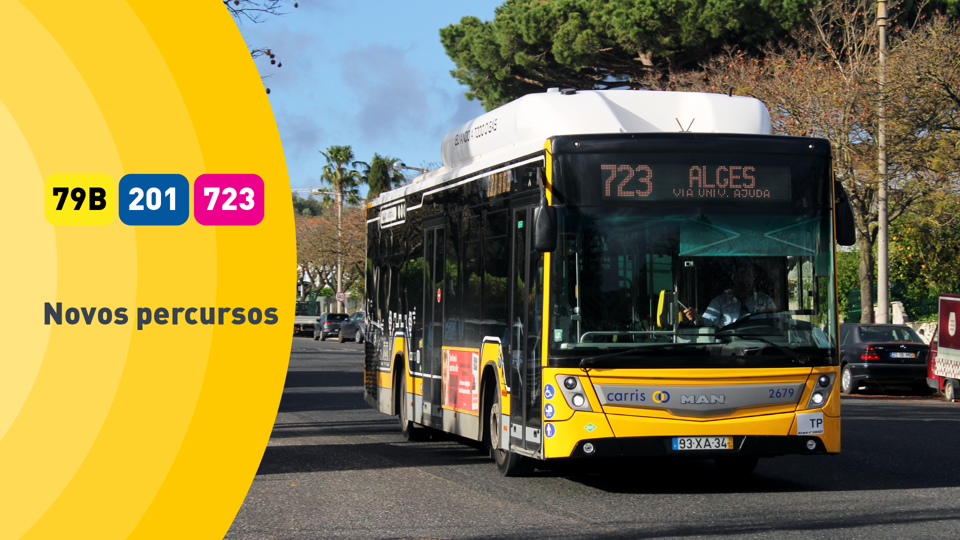 O que mudou nas carreiras 79B, 201 e 723?